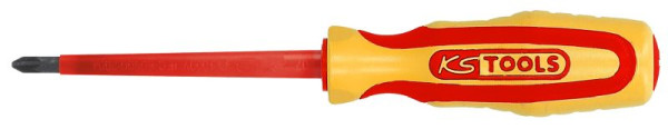 KS Tools ERGOTORQUE VDE PH-Schraubendreher, PH1, 117.0524