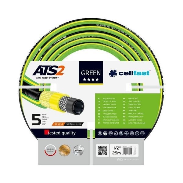 Cellfast Gartenschlauch GREEN ATS2™ 1/2'''' 25 m, 15-100