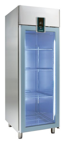 ALPENINOX Umluft-Gewerbetiefkühlschrank TKU 702-G Premium, für GN 2/1, steckerfertig, Umluftkühlung, 402729511