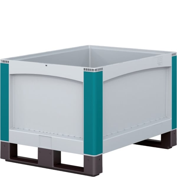 BITO Schwerlastbehälter SL mit Kufe /Klappe /SL 86421K 800x600x420 Kufe, C0814-0001