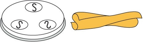 Neumärker Pasta-Scheibe Ø 50 mm Casreccie für MPF 1,5, 06-50742-00