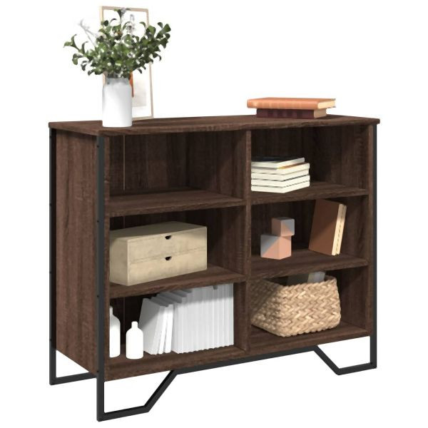 vidaXL Sideboard Braun Eichen-Optik 91x35,5x74,5 cm Holzwerkstoff, 848553