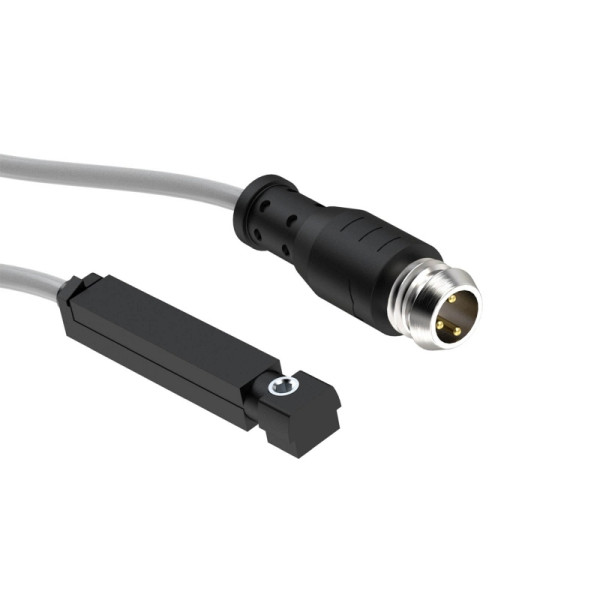 Riegler HALL-Sensor, 3-Draht, M8-Stecker, 10-30V DC, 4W, stromlos offen, PNP,LED, 129639