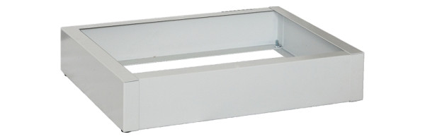 C+P Sockel 110 mm hoch, 110x600x490mm, RAL 7035 Lichtgrau, 9-8023-7120