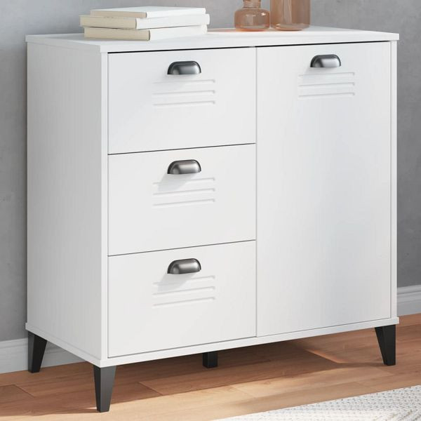vidaXL Sideboard VIKEN Weiß 80x40x80 cm Holzwerkstoff, 374938