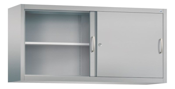 C+P Aufsatzschrank Acurado, H790xB1600xT400mm, Farbe: Weißaluminium, Bügelgriff, 2 OH, 2145-00 S10071