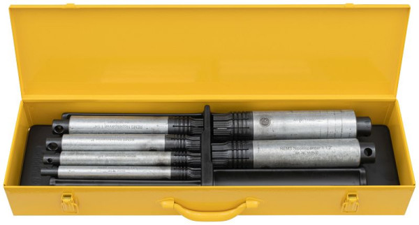 REMS Nippelspanner Set 1/2-2'' 1/2-3/4-1-1 1/4-1 1/2-2'', 110621 R