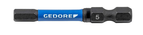 GEDORE 666 TR50 IN6-02 Torsions-Bit-Satz Sechskant IN 6, Länge 50 mm, VE: 2 Stück, 3517608