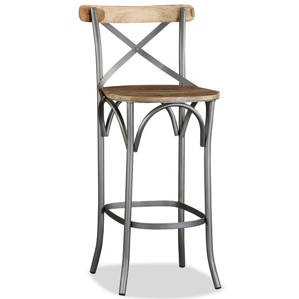 vidaXL Barhocker Mango Massivholz, 244593, 8718475557333
