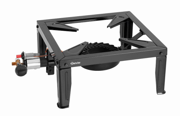 Bartscher Gaskocher 1K105, Leistung Kochstelle max. 10,5 kW, 1054603, 4015613682860