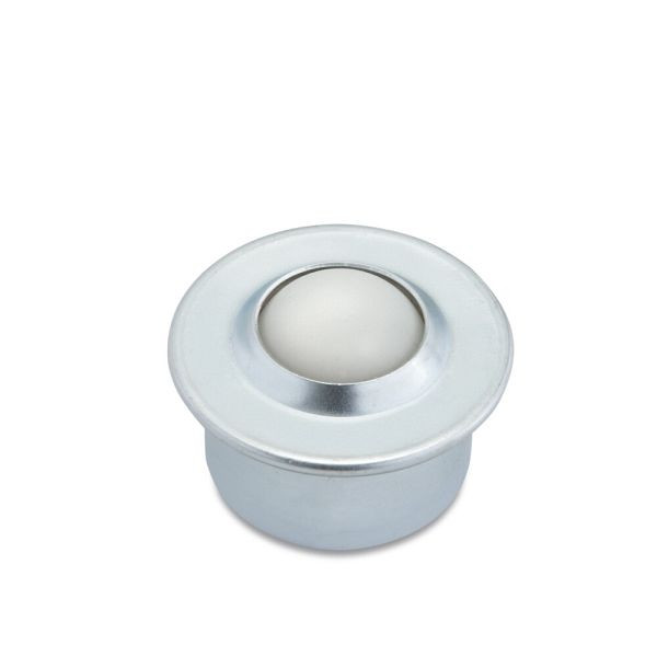 Torwegge Kugelrolle Teile verzinkt Kunststoffkugel, KR-B-15-KU, 0017483