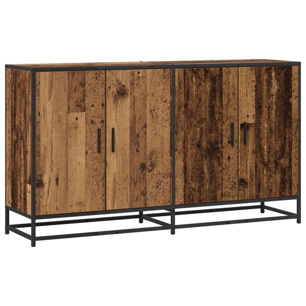 vidaXL Sideboard Altholz 134 x 35 x 76 cm Holzwerkstoff, 3446626