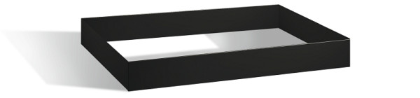C+P Sockel aus Stahl, für Flachablageschrank DIN A0, Sockelfarbe RAL 7021 Schwarzgrau, 7203-000 S10002