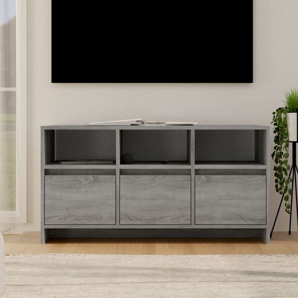 vidaXL TV-Schrank Grau Sonoma 102x37,5x52,5 cm Holzwerkstoff, 813024
