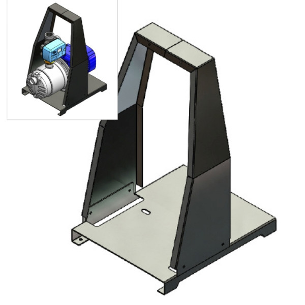 ewuaqua iWater Pumpengehäuse iCase, schwarz, 20340, 4260655010021