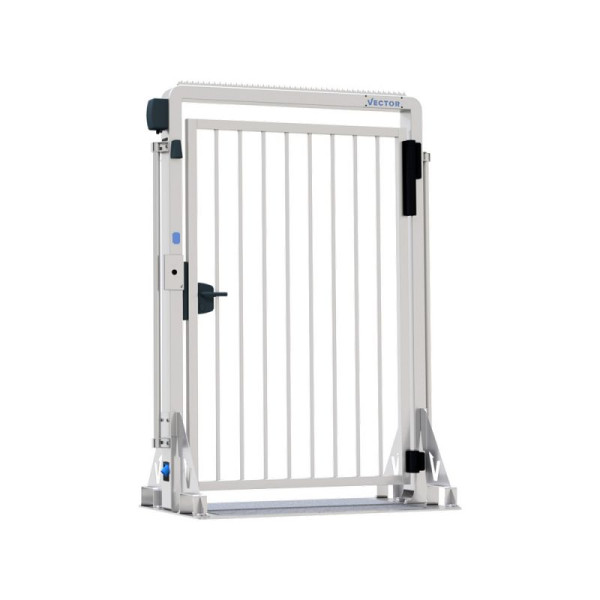 STEIN HGS Sicherheitstür "V-Door", auf Stahlplatte, 1290 mm, mit Klinke, elektro mechanisch, 80516.0011