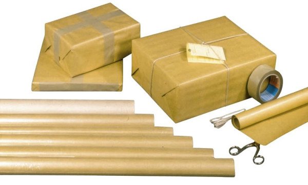 Werola Packpapierrolle 1 m x 5 m, natur, VE: 5 m, 3305