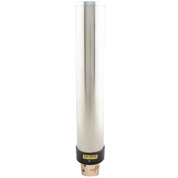 San Jamar Becherspender 80-300ml, Manschette passt sich der Tassengröße/dem Material an, GD116