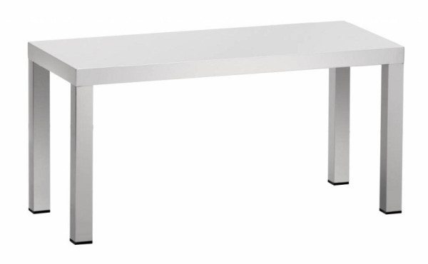 A&S Gastro Edelstahl Aufsatzboard 1-Etage, Tiefe 300 mm, AISI 304, 1200 x 300 x 400 mm, ABDE123