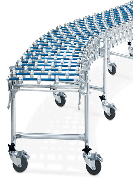 Torwegge Scherenröllchenbahn mit Stahröllchen, ausziehbar, 80503,8ST, 0014227