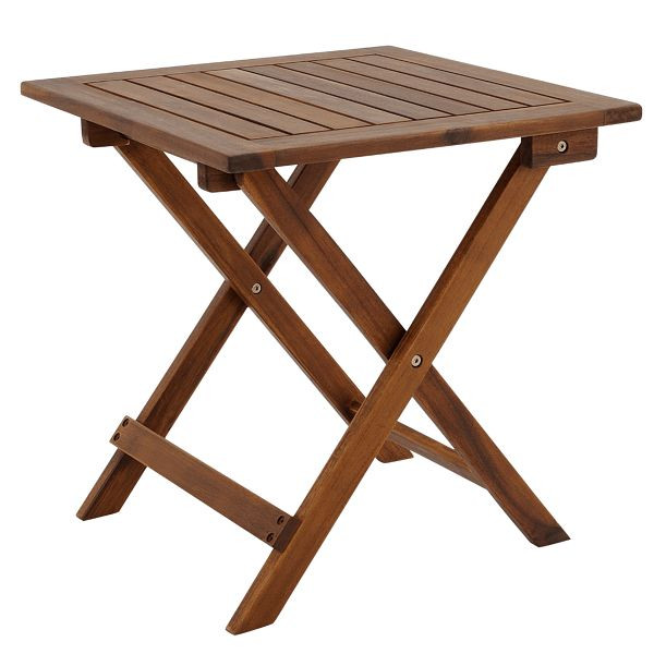 casaria Gartentisch Akazienholz 46x46cm klappbar, 100030