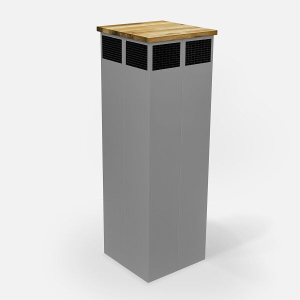 Smart Air Technologies Luftreiniger Tower, Farbe: grau, inkl. Wartungsvertrag, 4270002308541+Wartungsvertrag