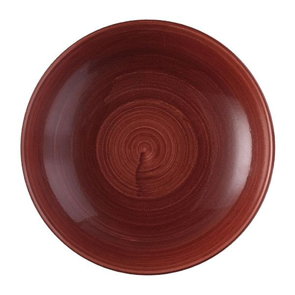 Churchill Stonecast Patina Rot Rost Evolve Coupe-Schalen 248mm (12 Stück), FS884