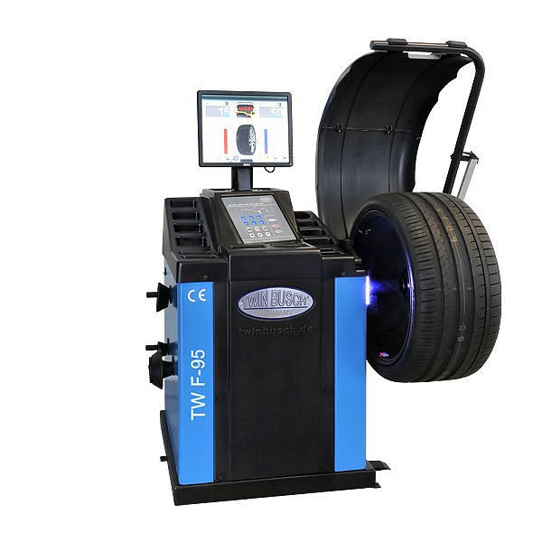 Twin Busch Reifenwuchtmaschine automatisch - TFT Monitor, TWF-95
