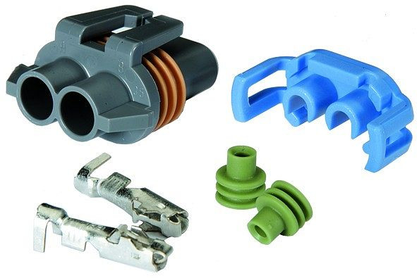 HELLA Steckgehäuse, Einbau, Xenon, Gummi, Set, 8JD 156 151-807
