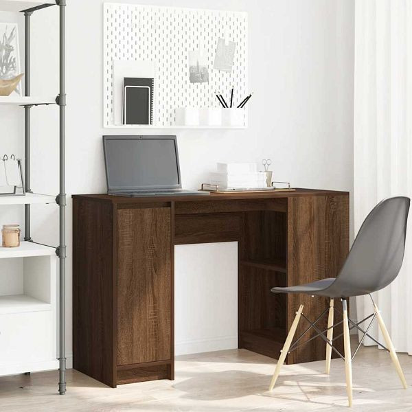 vidaXL Schreibtisch Braun Eichen-Optik 120x42x76 cm Holzwerkstoff, 861820