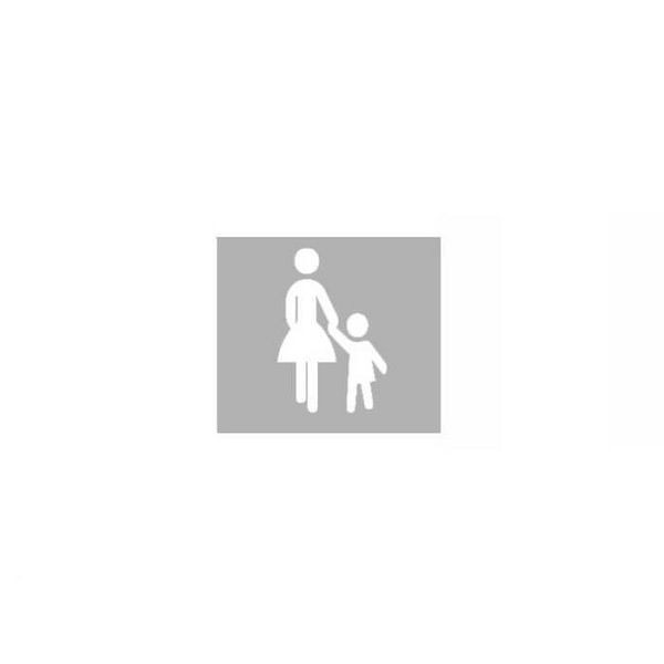 Stein HGS PREMARK Straßenmarkierung -Sonderzeichen Frau mit Kind-, 1000 x 665 mm, VE: 5 Stück, 12005
