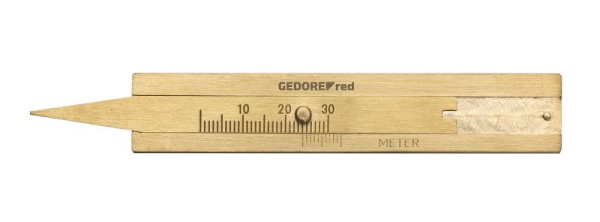 GEDORE red Reifenprofil-Tiefenmesser messing, 3301552