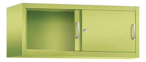 C+P Aufsatzschrank Acurado, H500xB1200xT500mm, Farbe: Viridingrün / Viridingrün, Bügelgriff, 1 OH, 2054-00 S10093