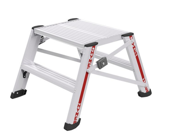 HYMER Service- und Montagetritt, beidseitig begehbar, 2x2 Stufen, Standhöhe 0,46 m, 603404