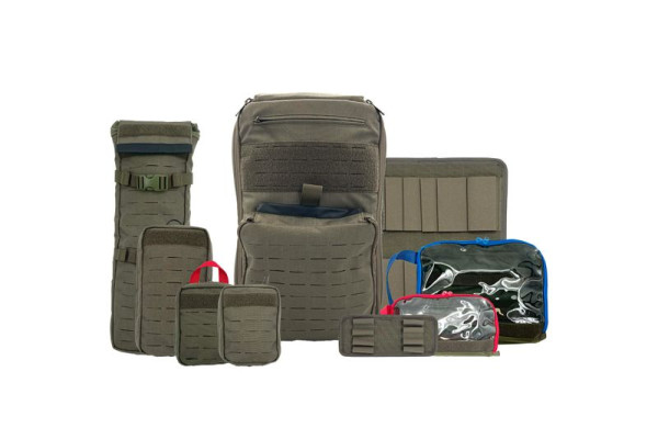 ultraMEDIC EMERGENCY FIRST RESPONDER PACK (EFR) - Komplettset Notfallrucksack MANV + LEBEL, schwarz, SAN-5012-SW