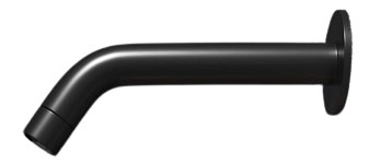 Benkiser Metrix Fashion Wandseifenspender, Elektronik-Seifenspender für Wandinstallation in Ziegelwänden, Batteriebetrieb, Schwarz, 1991710-F02