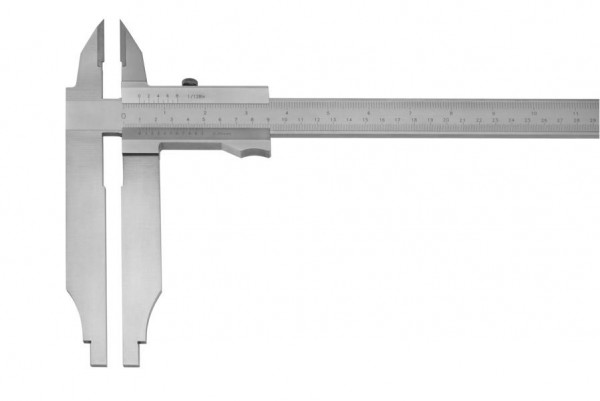 HITEC Werkstattmessschieber, 0-500mm, mit Messerspitzen, 111-34
