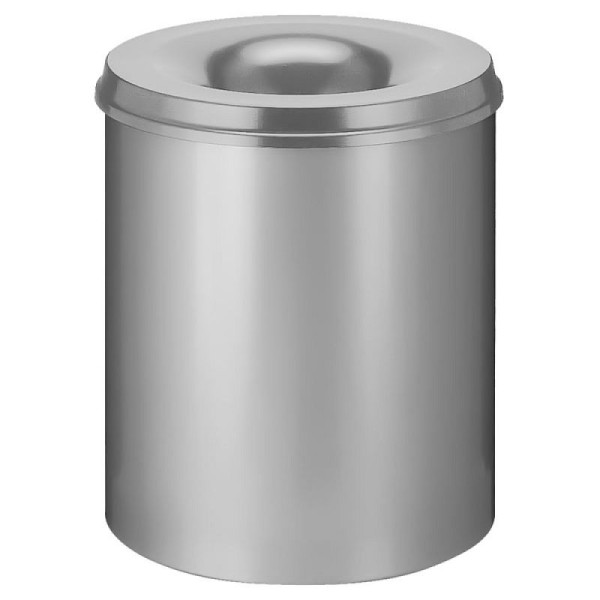 STEIN HGS Feuerlöschender Papierkorb, grau, 80 Liter, 83729.0022