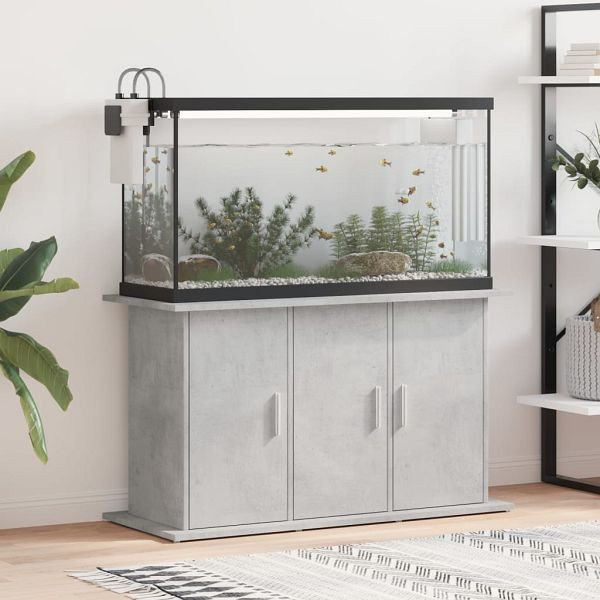 vidaXL Aquariumständer Betongrau 101x41x58 cm Holzwerkstoff, 833635