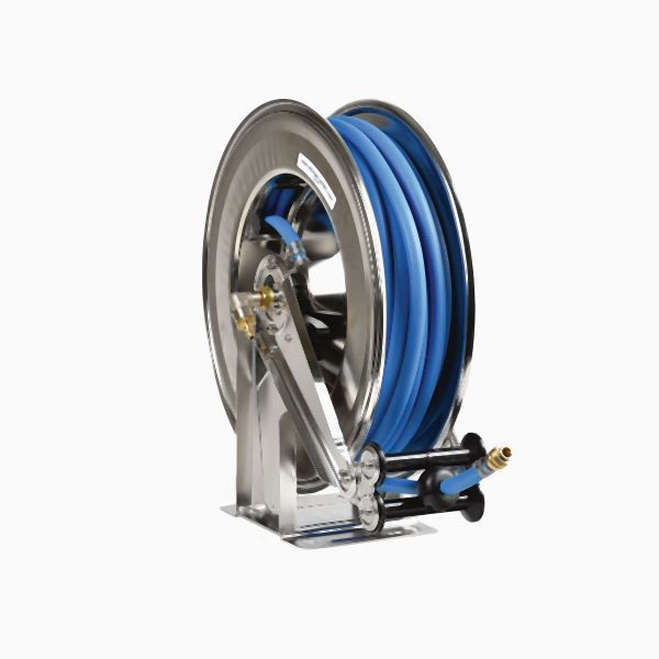 Ebinger Automatik Schlauchaufroller OSM 500, mit 25m - 10mm PVC-Pflanzenschutzschlauch, 1.504.240