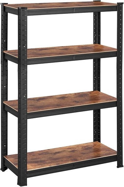 SONGMICS Regale, Schwarz, 80x40x160 cm, GLR044B11, 0194343046051