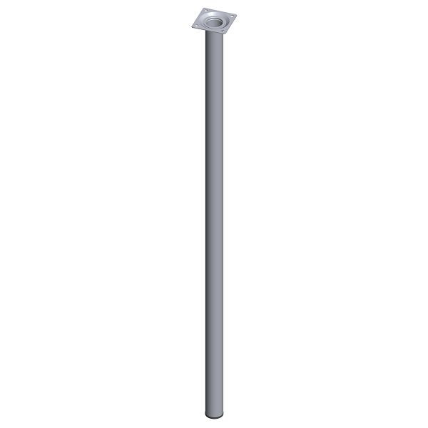 Element System STAHLROHRFUSS, LOSE, Ø30, M10, 800 mm, CHROM, VE: 4 STÜCK, 11100-00094