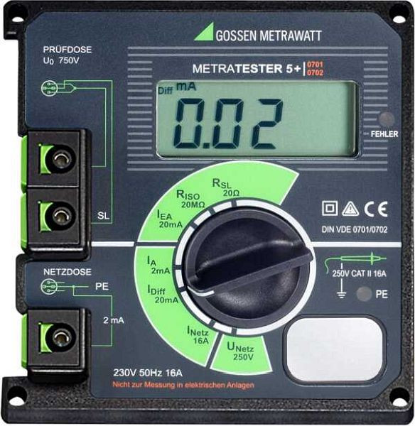 Gossen Metrawatt METRATESTER 5-F-E Prüfgerät, Einbauversion, M700T