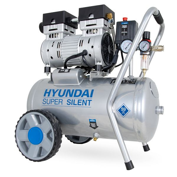 HYUNDAI Silent Kompressor, Druckbehältervolumen: 24 l, max. Ansaugleistung: 125 l/min, SAC55752