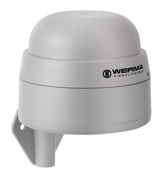 WERMA Signalhupe Wandmontage Dauerton 24VAC/DC 169 x 134 mm GY- grau, 575.000.75