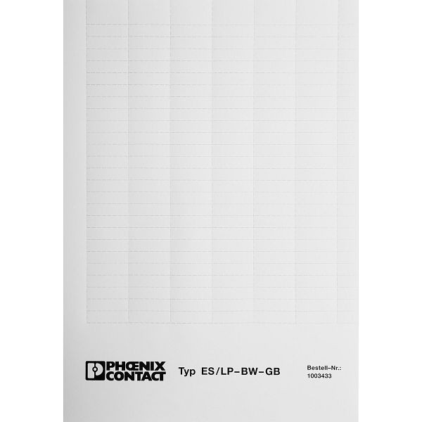 LAPP Einfaches Etikett EN ES/KMK 3, VE: 10 Stück, 61742926