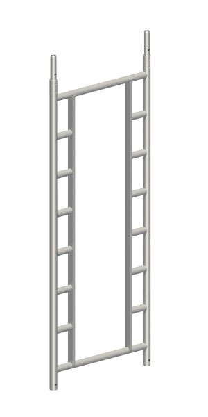 Layher Durchgangs-Standleiter 75/8 - 2,00 m, 1296008, 4035209389188