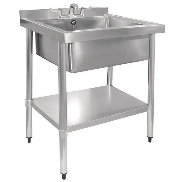 Vogue kleiner Spültisch 75cm lang, schnelle und einfache Selbstmontage, GJ537