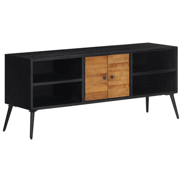 vidaXL TV-Schrank 112x31x45 cm Recyceltes Massivholz Teak, 358526