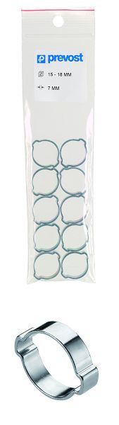 Prevost Ohrklemmen im Beutel - Standardausführung aus vergütetem Stahl, Durchmesser 22-25 mm, VE: 5 Stück, 2225P